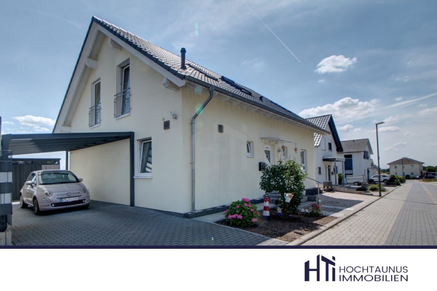 HTI | Wärmepumpen-ready! Neuwertiges Energiesparhaus in beliebter Familienwohnlage von Wölfersheim, 61200 Wölfersheim / Södel, Einfamilienhaus