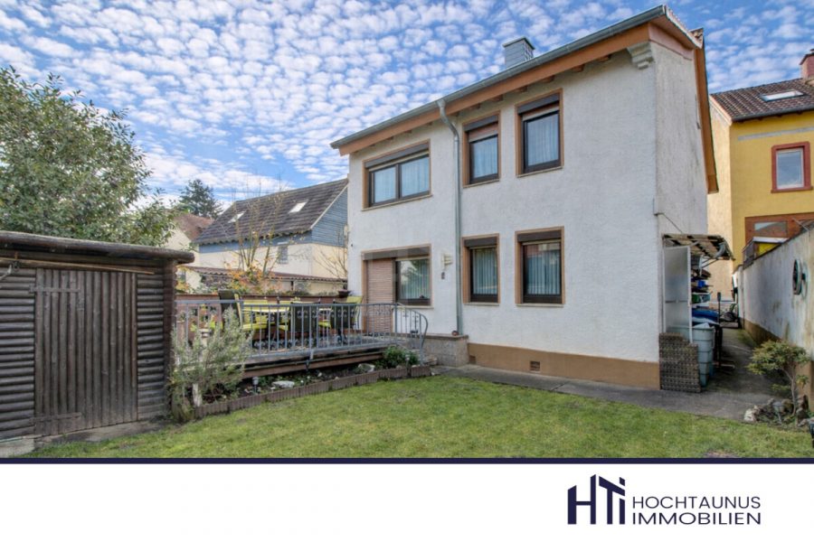 HTI | Garten unten, Dachterrasse oben. Leben: Dazwischen! Charmantes Einfamilienhaus in Oberursel, 61440 Oberursel, Einfamilienhaus