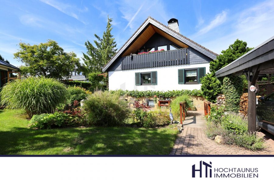 HTI | Familienoase mit idyllischem Garten in Neu Anspach – Käuferprovisionsfrei –, 61267 Neu Anspach, Einfamilienhaus