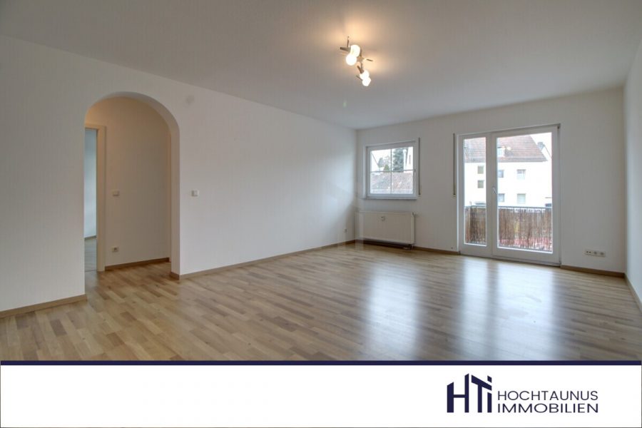 HTI | Bad Homburg Innenstadt – Helle 3-Zimmer-Wohnung mit Südwest-Balkon und TG-Doppelstellplatz, 61350 Bad Homburg, Etagenwohnung